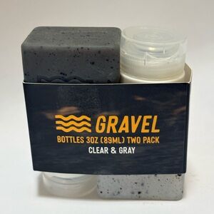 Gravel | NWT 2-Pack Travel Bottles 3oz  – Leakproof, BPA-Free, TSA Approved